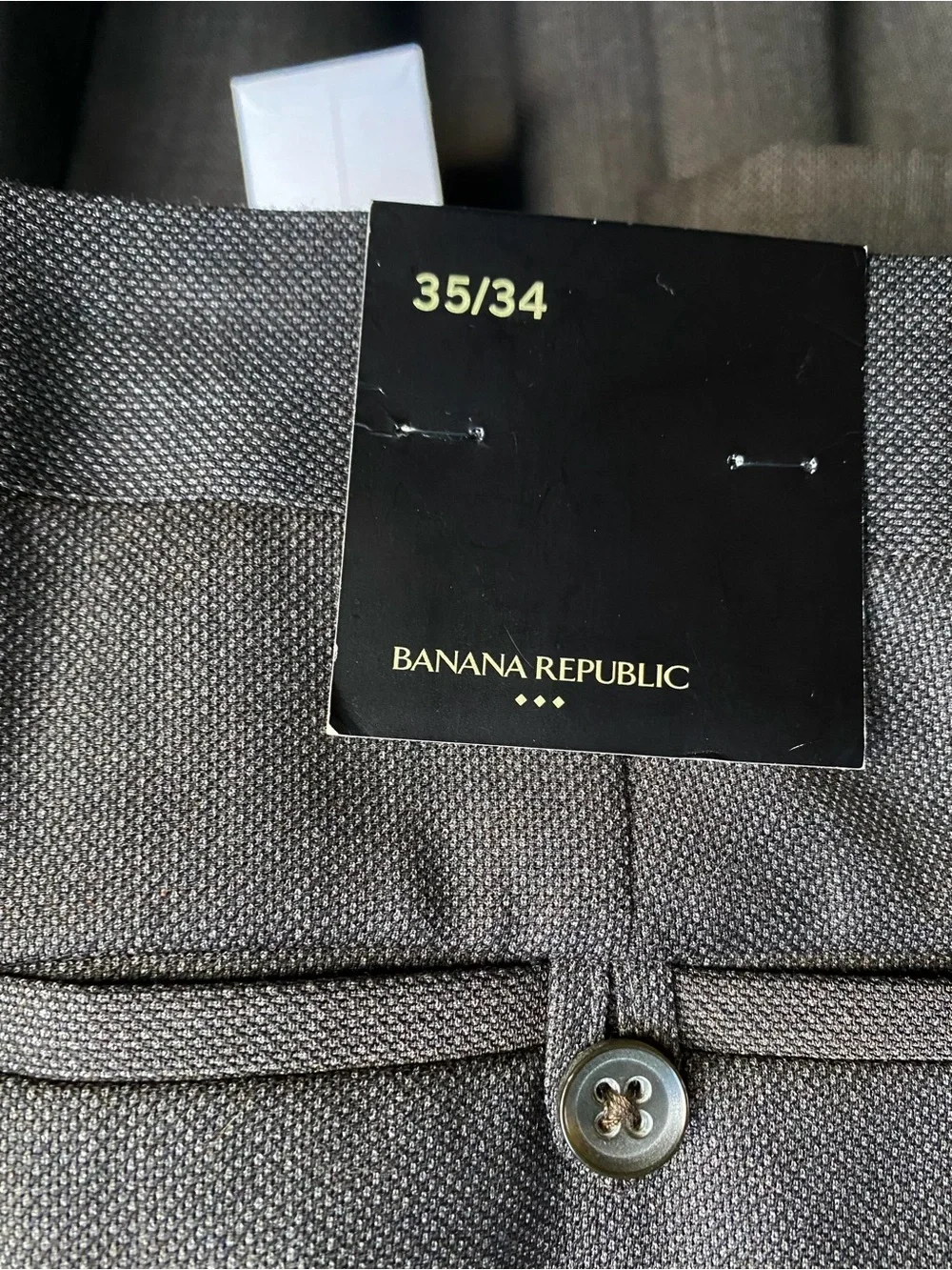Banana Republic Charcoal Gray Men’s Suit Jacket and Pants